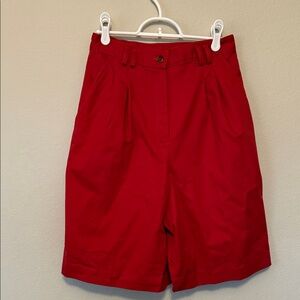 Allison Daley Vibrant Red Women's Bermudas